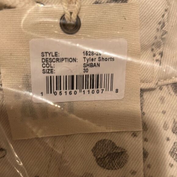 Ser.O.Ya Seroya Mens 30 Swim Board Shorts Bandana Print Shell Beige Pockets NWT - Picture 7 of 7